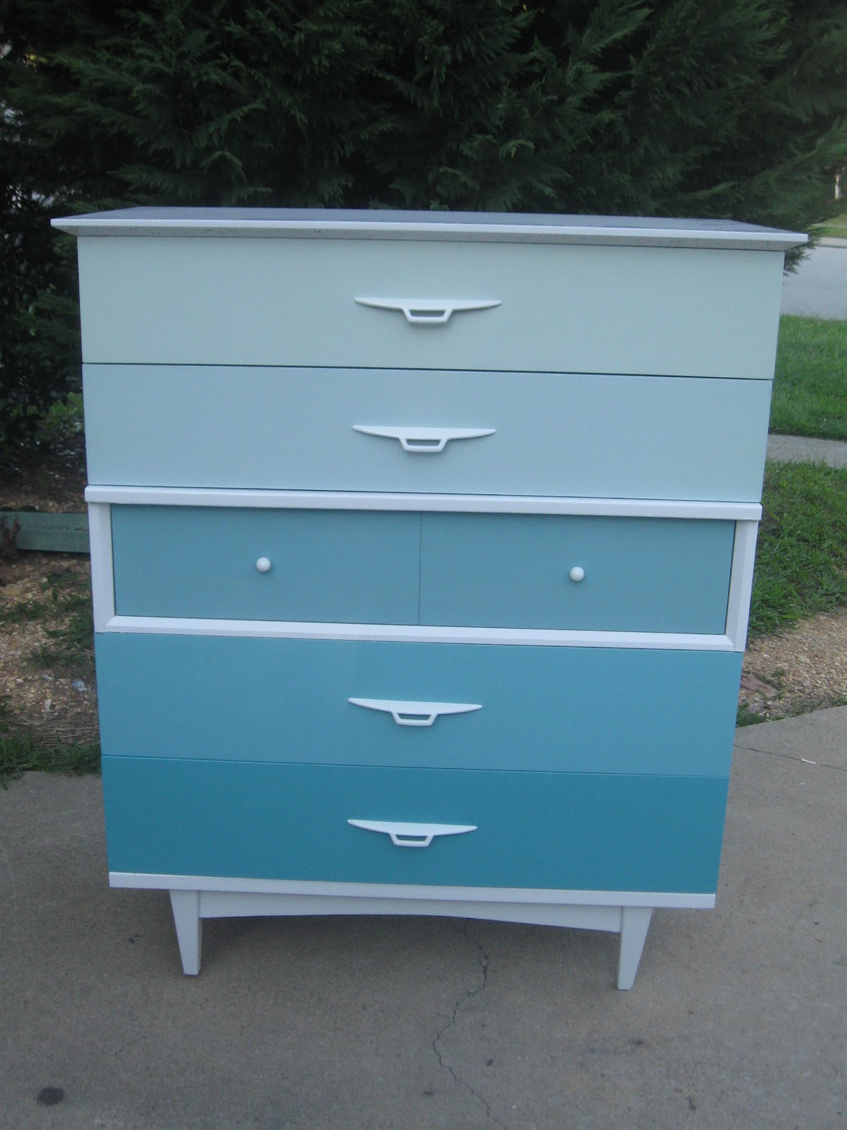 That's Not Junk...Refurbished Recycled Furniture: Ombre Dresser/Chest ...