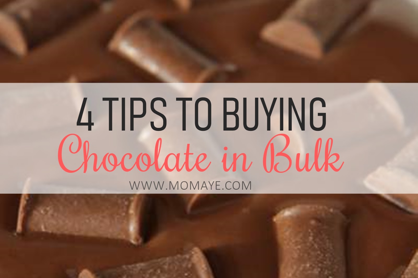 4 Tips to Buying Chocolate in Bulk