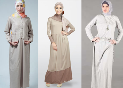 Baju Muslim Katun Polos