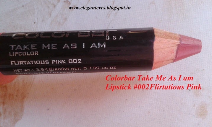 Colorbar Take Me As I Am Lipcolor #002 Flirtatious Pink
