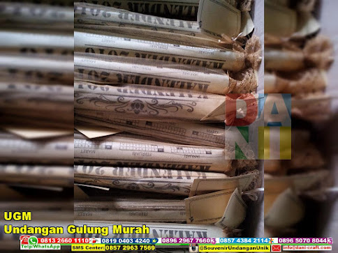 jual Undangan Gulung Murah