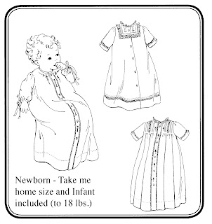 The Old Fashioned Baby Sewing Room: Jeannie Teaches Baby Layette Class ...