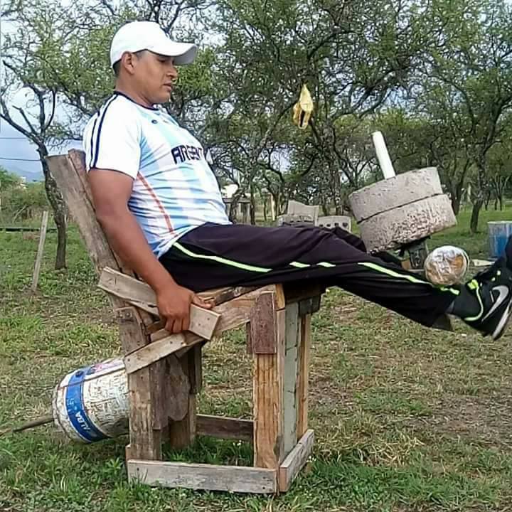 banco para piernas casero