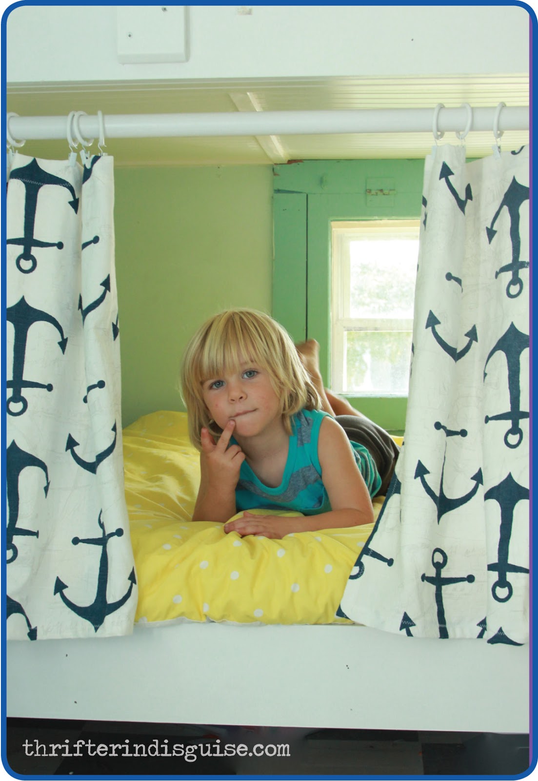 Easy Sew Diy Bunk Bed Curtains, Kids Bunk Bed Curtains