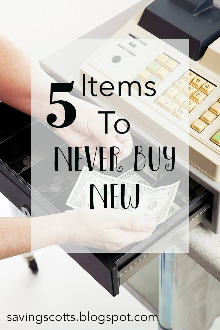5 items to never buy new Saving Scotts