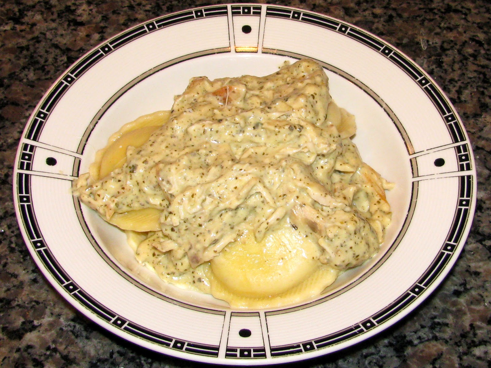 Cultivating Healthy Habits Chicken Ravioli Alfredo