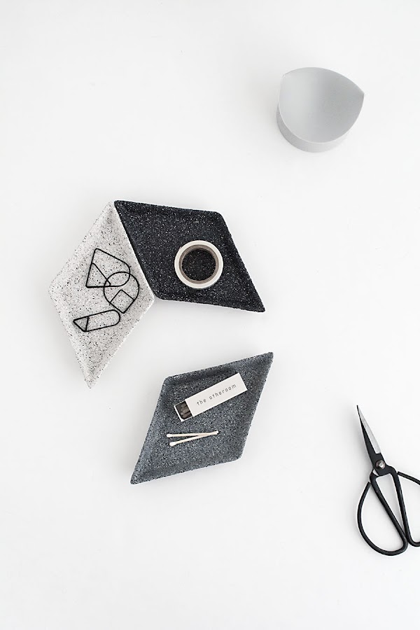 Platos de piedra diy