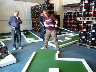 Mini Golf at the Camden Town Brewery in London