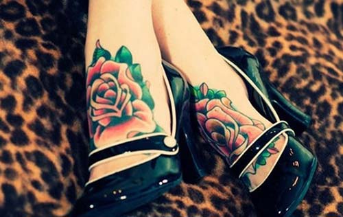 two foot rose tattoo iki ayak gül dövmesi two foot rose tattoo iki ayak gül dövmesi