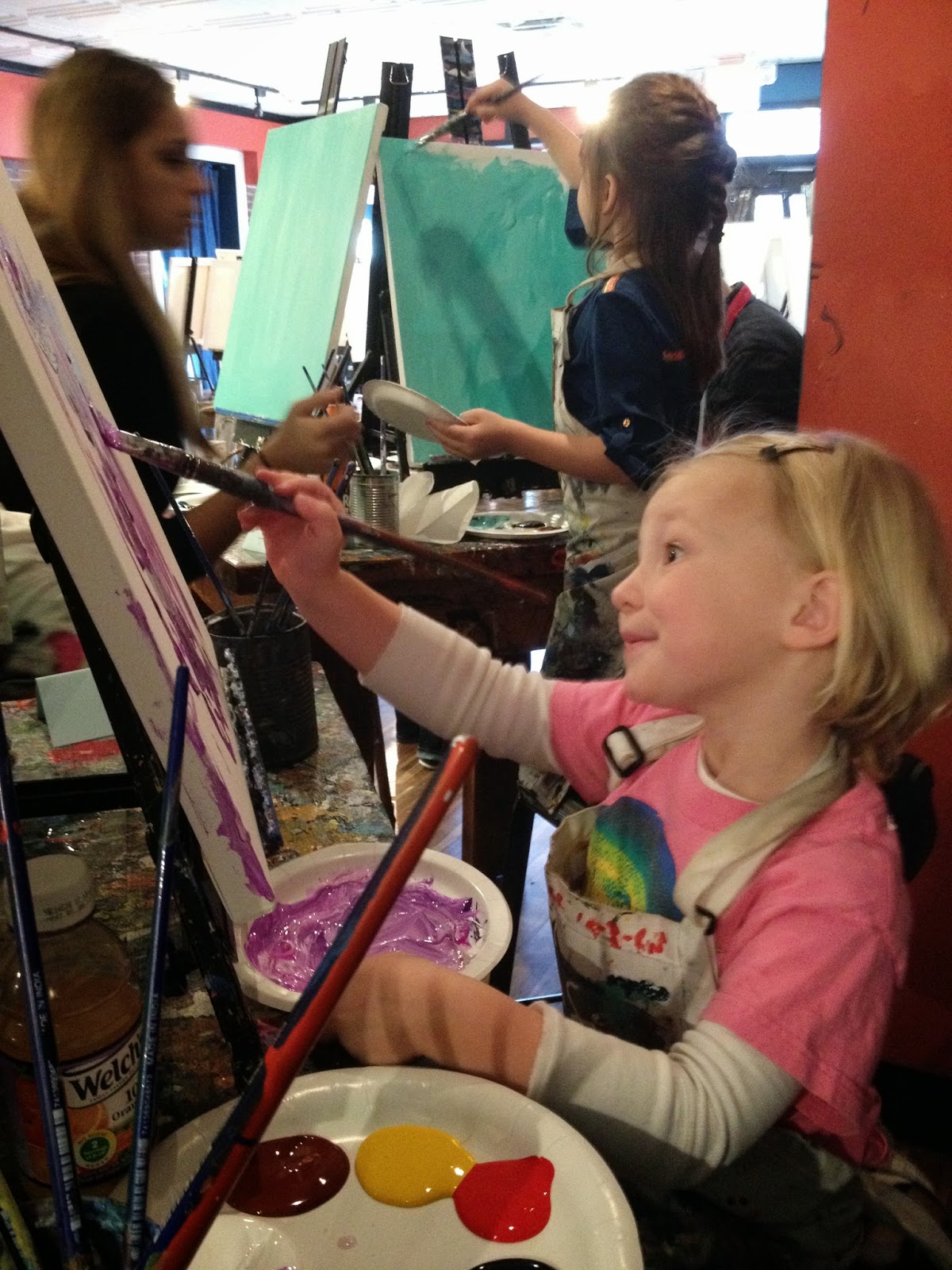 Deegan Family Blog Family Paint Night