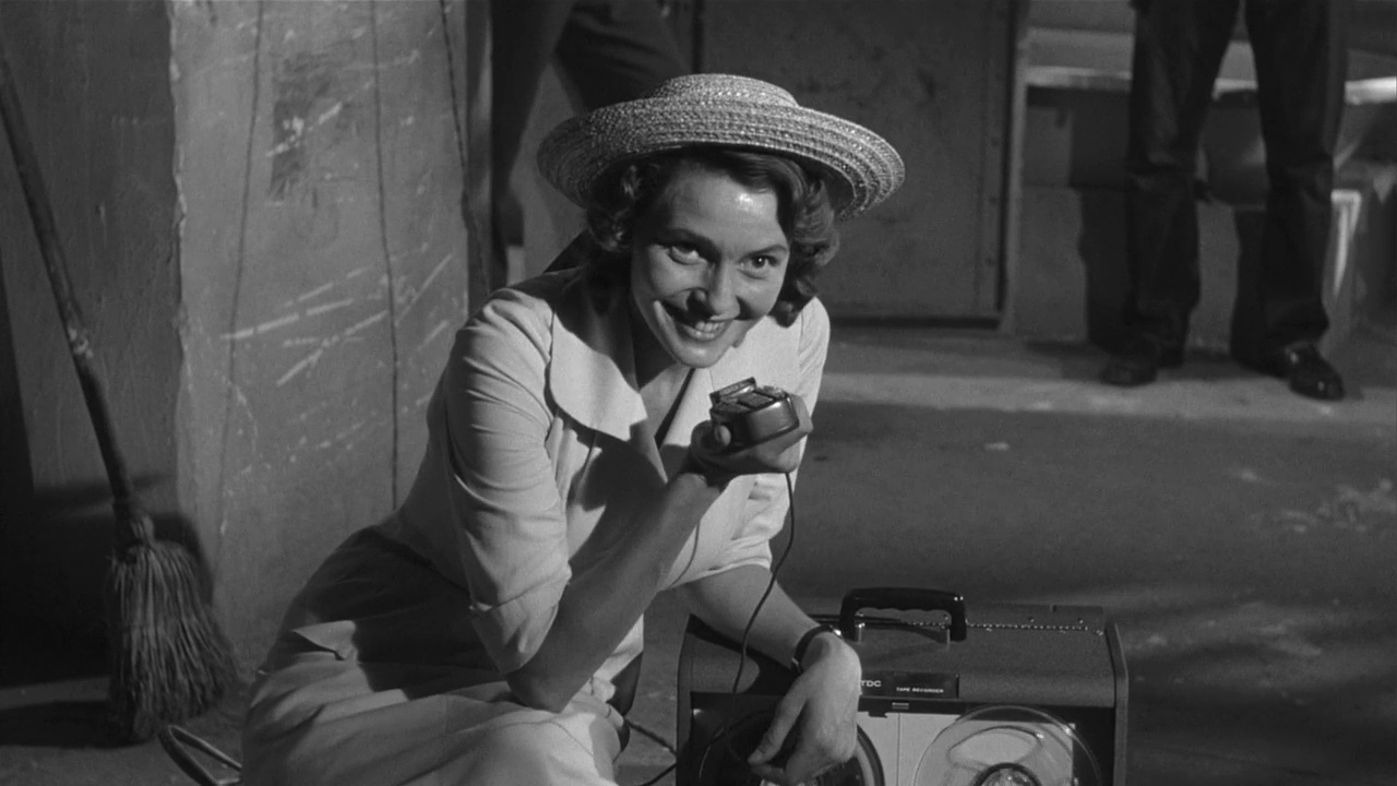 Patricia Neal as Marcia Jeffries in Elia Kazan's A Face in the Crowd.