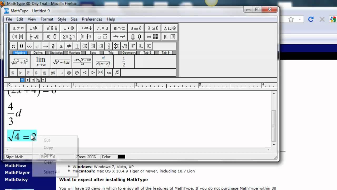mathtype 6.9 download