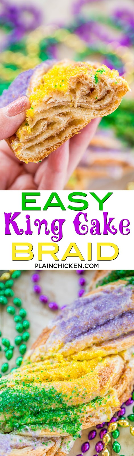 Traditional Cinnamon King Cake Recipe Traditional Cinnamon King Cake Recipe