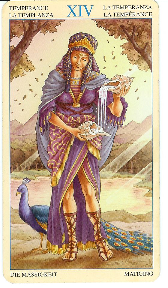 Via Tarot A Temperança Via Tarot A Temperança