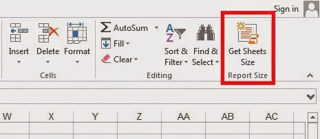 Get Sheets Size - Ribbon Button Get Sheets Size - Ribbon Button
