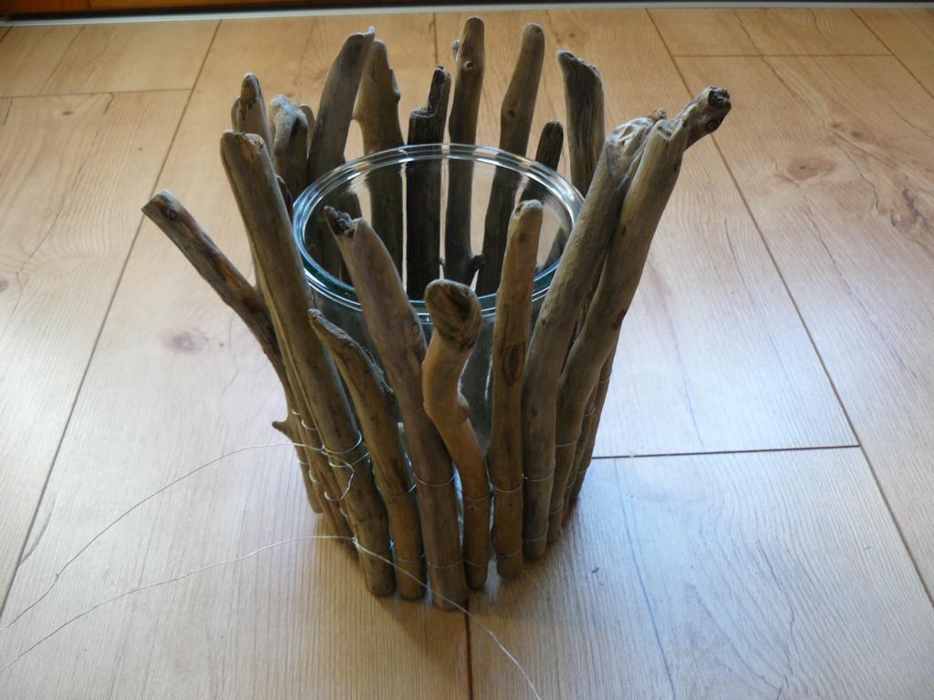 Treibholz natur kunst diy: treibholz deko für ostern selber machen
