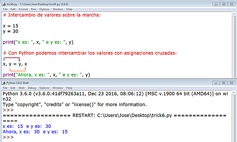 APRENDER A PROGRAMAR CON PYTHON: VARIABLES