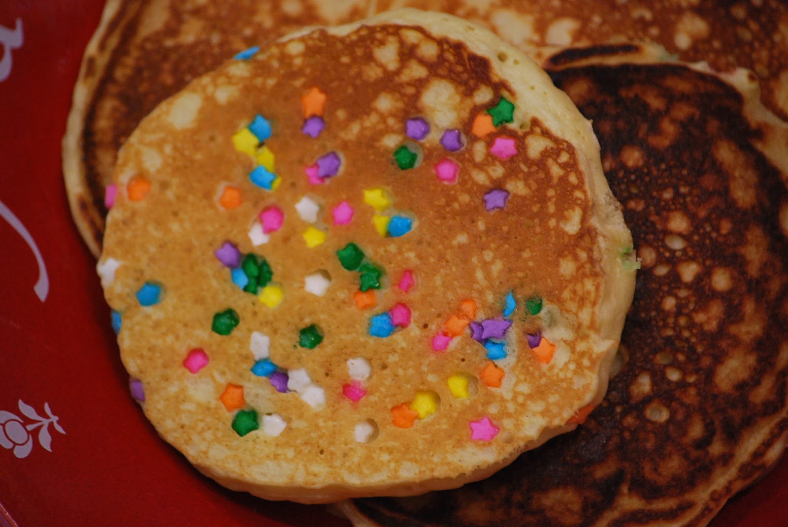 My story in recipes Sprinkle Pancakes