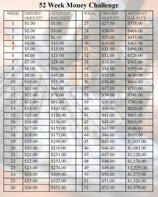 fresh juniper: The 52 Week Money Saving Challenge - Week #46