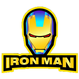 logo iron man vector