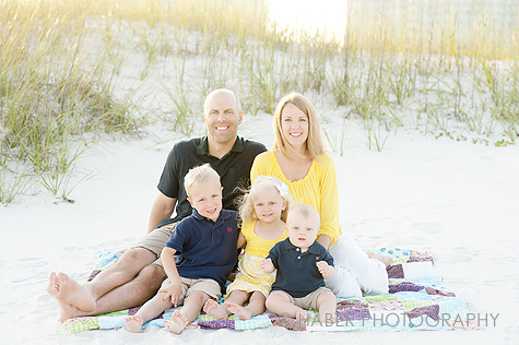 Family Photo Session on the Beach