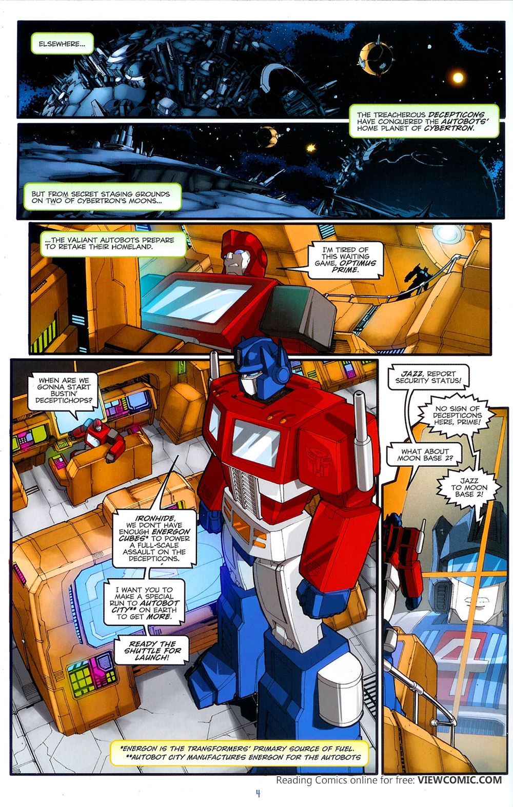 Transformers The Animated Movie 01 (of 04) (2006) Read All Comics