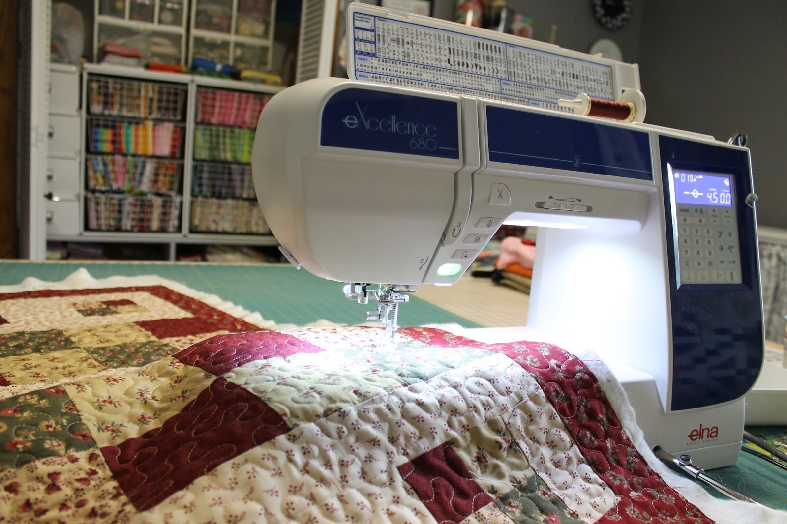 SunShine Sews... A Finished FreeMotion Quilting Table Runner Project
