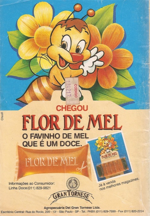 Propaganda do Melzinho Flor de Mel de 1992.