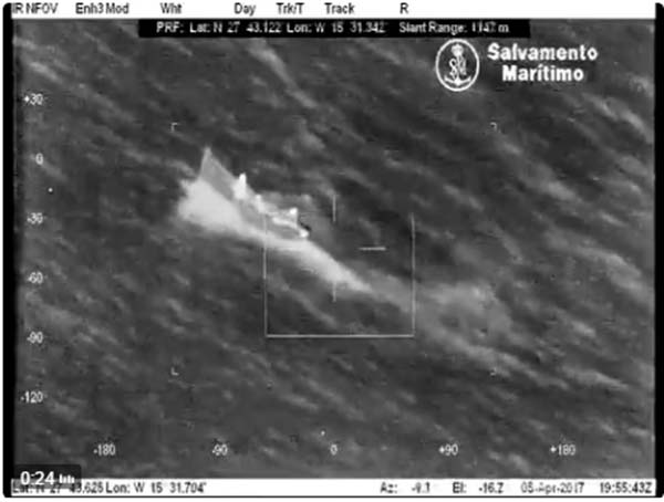 Vídeo localización patera en Maspalomas Vídeo localización patera en Maspalomas