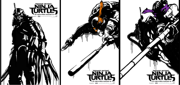 Quarteto mutante e Destruidor em pôsteres inéditos do remake de As Tartarugas Ninja, de Jonathan Liebesman