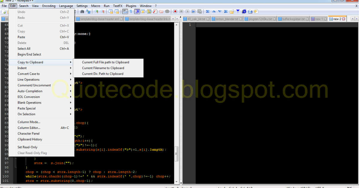 Current directory path
