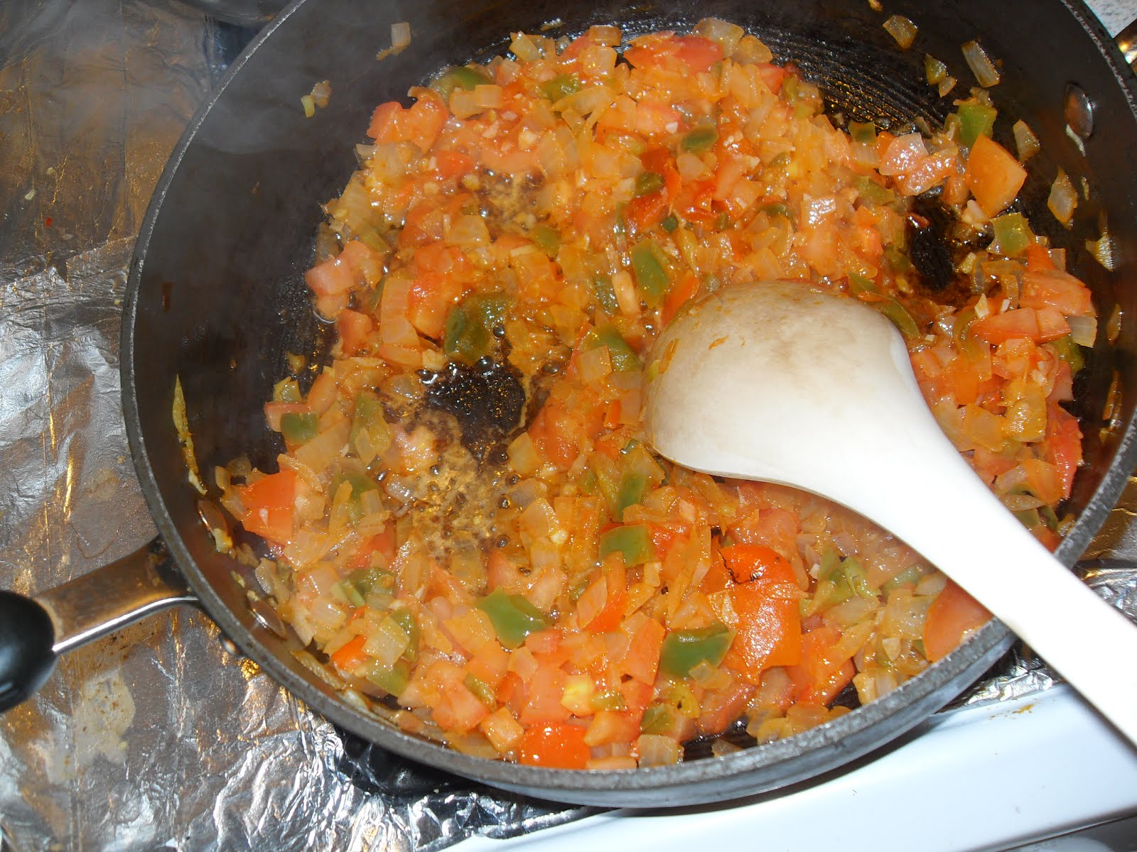 La Cocina De Nathan Cuban, Spanish, Mexican Cooking & More Potaje de Garbanzos Con Camarones