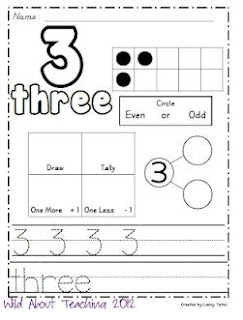 Homeschool Parent: Number Writing Freebie