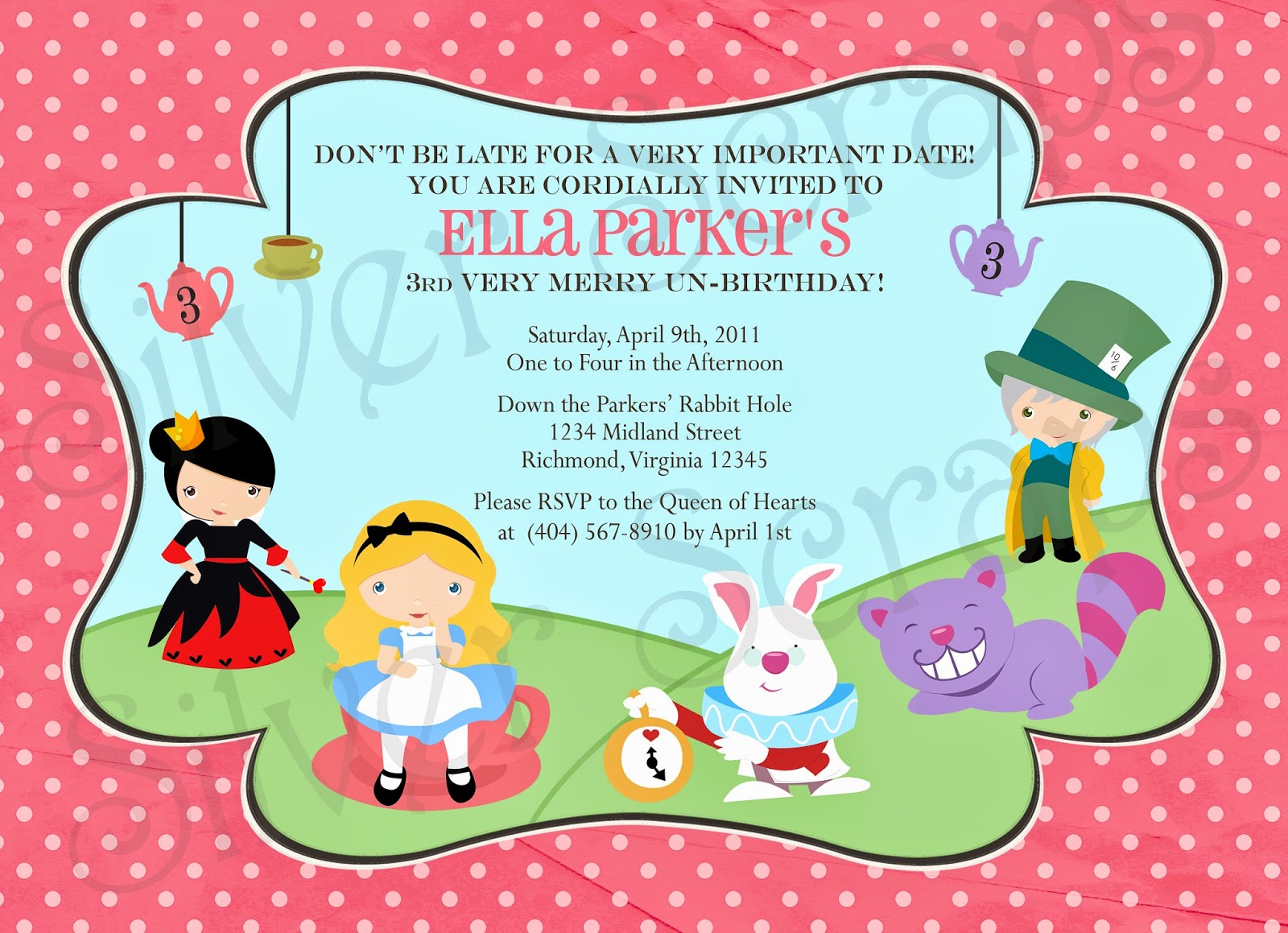 Finding Beauty In Life Alice Wonderland And Mad Hatter Tea Party The Hanging Teapots Can Feature Your Child S Age Or Perhaps Initials Of New Baby You Find These In My Etsy Here