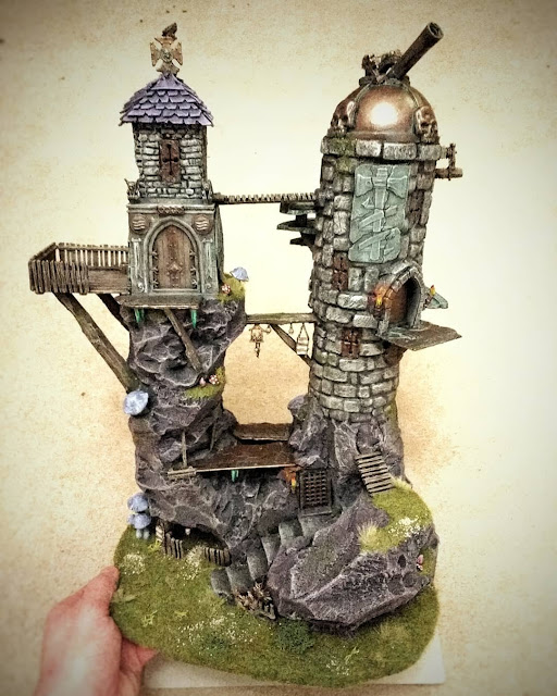 Homemade Warscryer Citadel The finished item