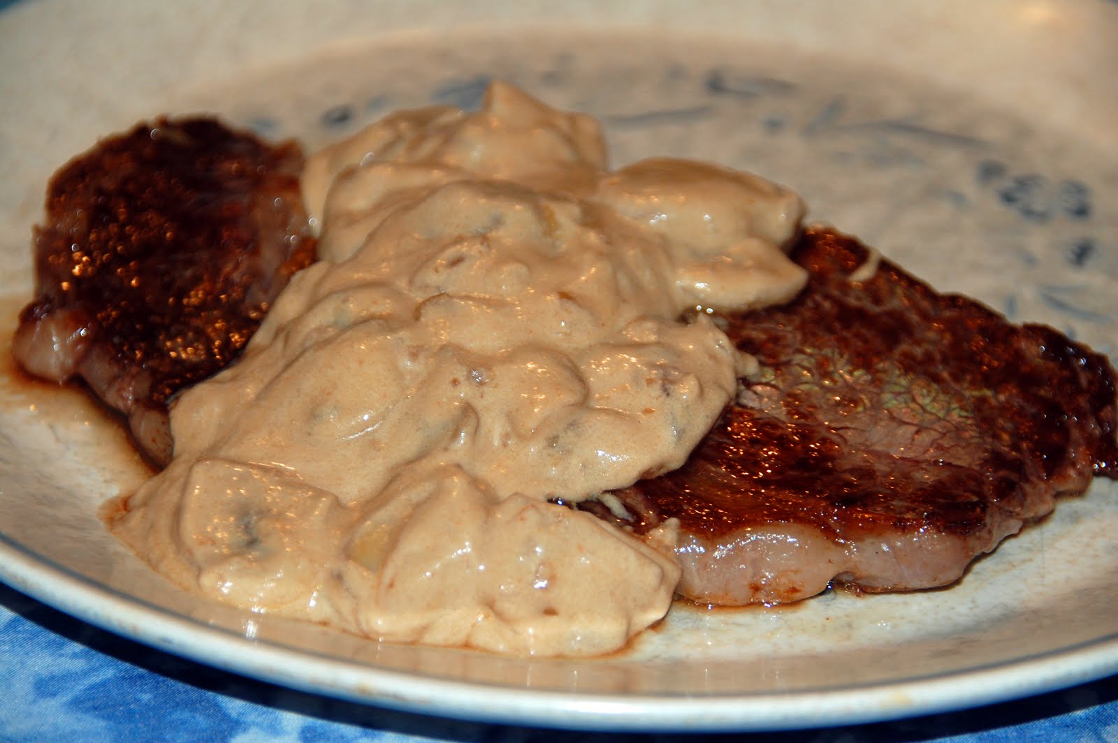 Southern Lady's Recipes Steaks with Stroganoff Sauce