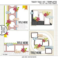 Template : Talky Talk 01 by Akizo Designs