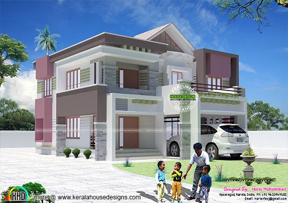 2554 sq-ft modern residence 2554 sq-ft modern residence