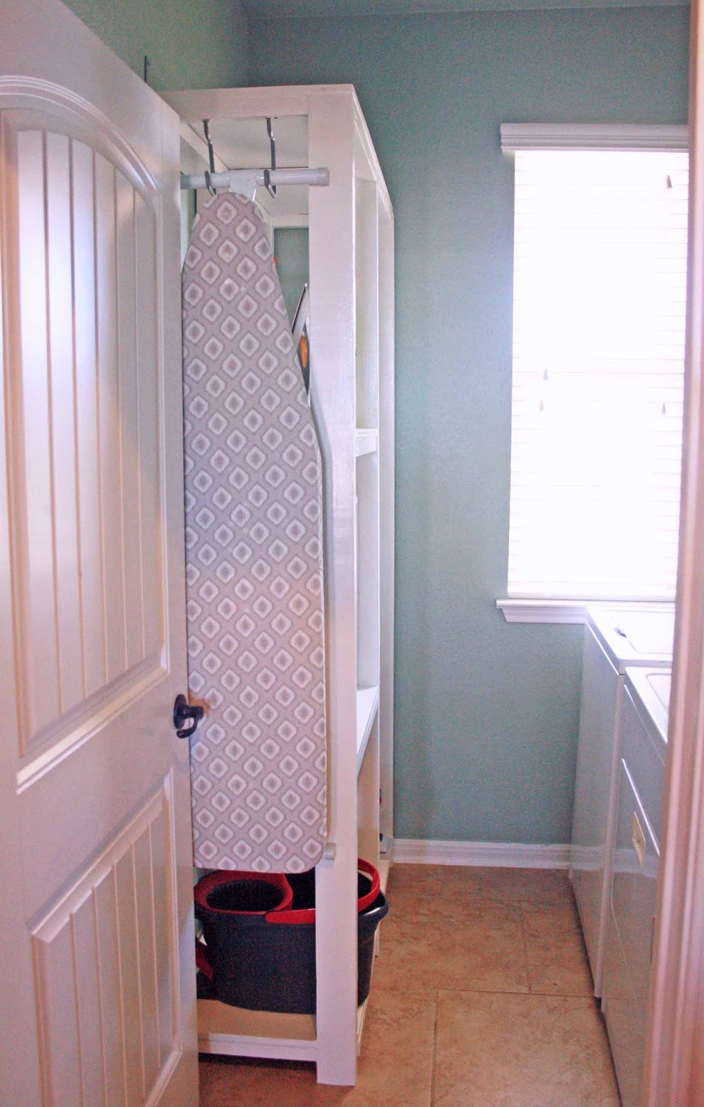 DIY Laundry Room Storage Tower Summer Owens