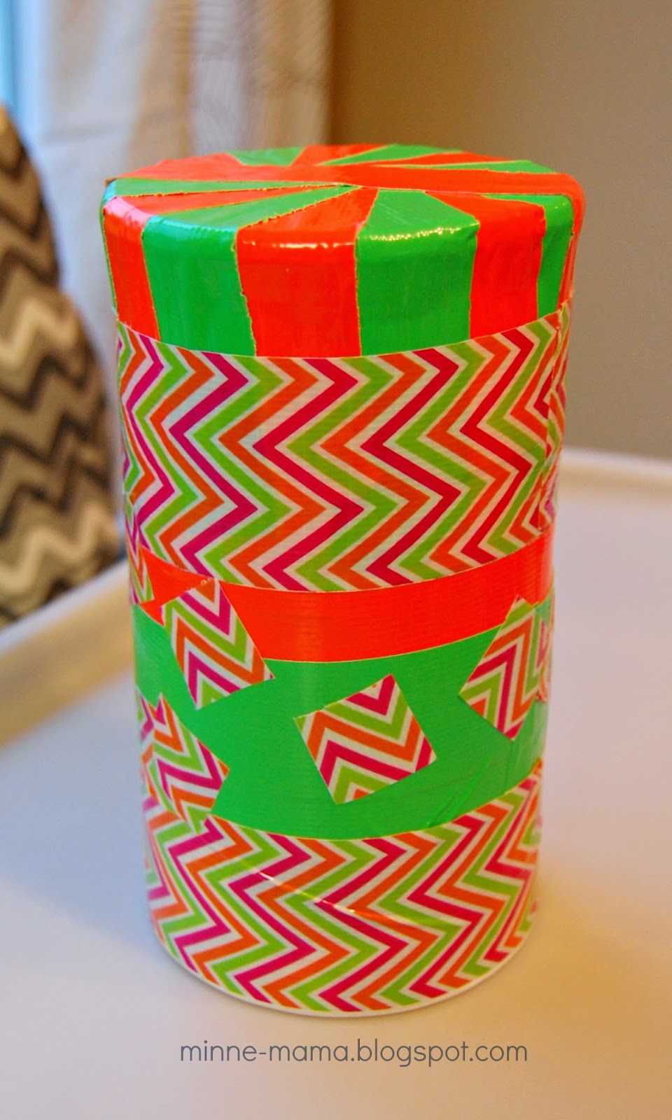MinneMama Homemade Duct Tape Drum
