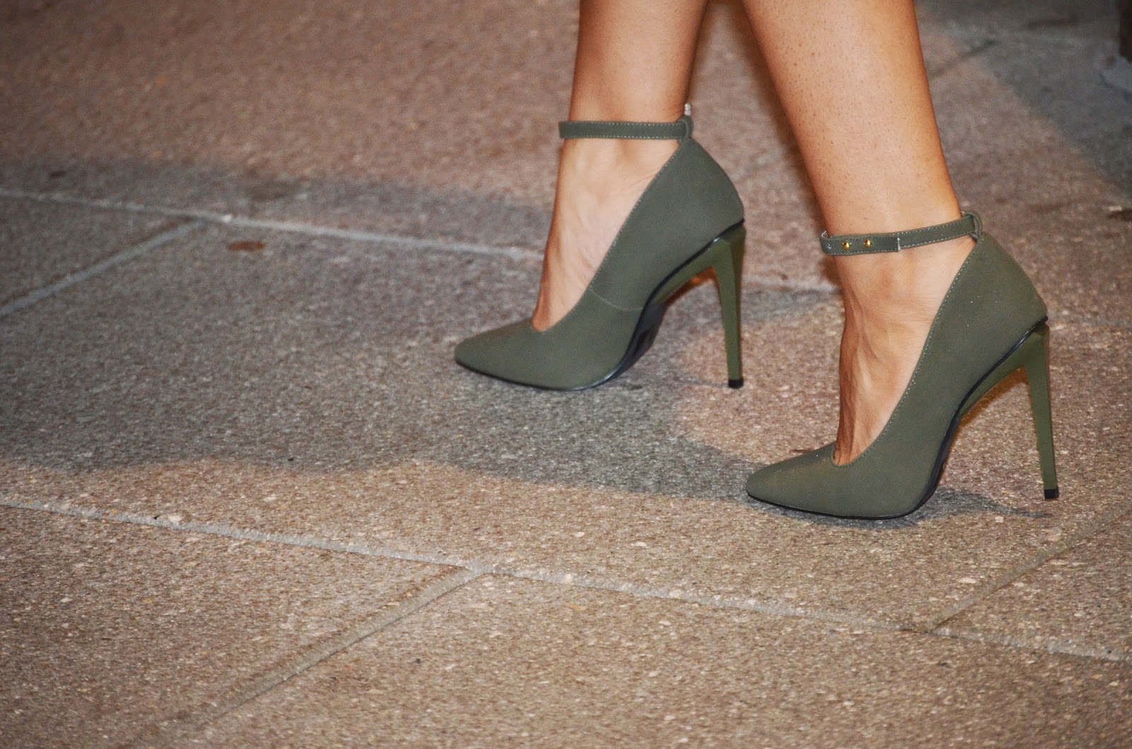 Zapatos Verde Olivo