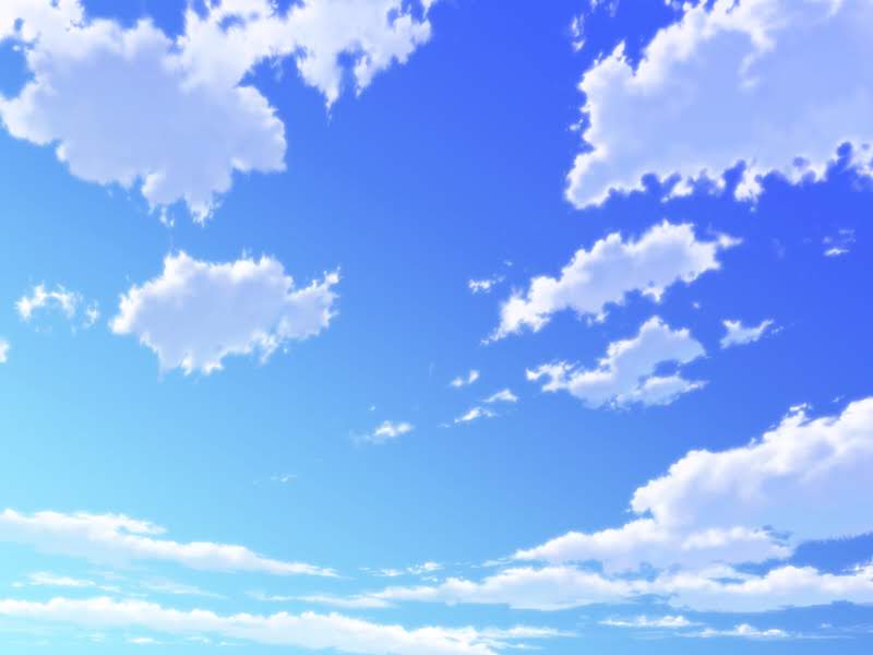 Anime Landscape Blue Sky Anime Background