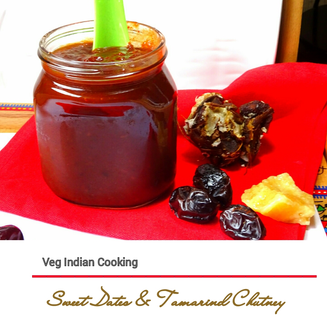 Veg Indian Cooking Dates and Tamarind Chutney