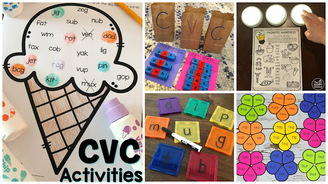 Ideas for building CVC words