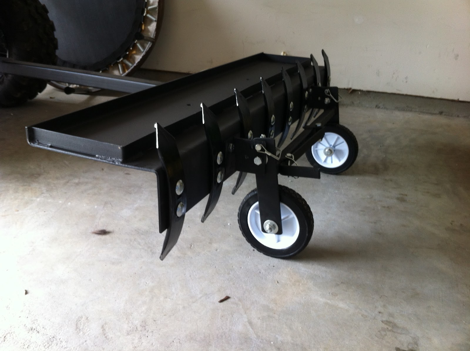 ATV Plow put together and ready for the food plot planting season