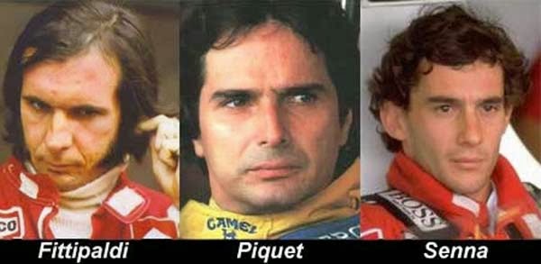 Ayrton Senna: Fittipaldi, Senna e Piquet Venceram O GP Brasil