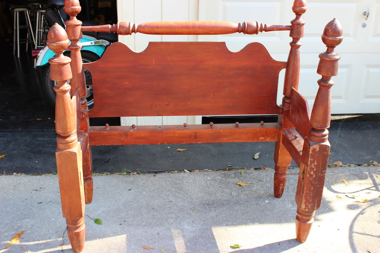 IT'S JUST DIFFERENT! Old Rope Bed Made Into A Bench.
