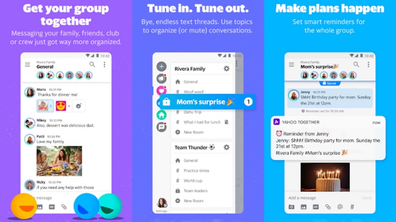 Dari Squirrel Menjadi Together, Yahoo Luncurkan Aplikasi Chatting Pesaing WhatsApp