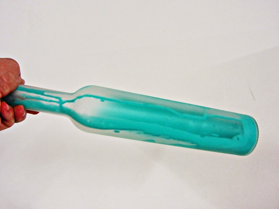 DIY-RECICLAR-BOTELLA-PINTAR-RAMA DE CEREZO-