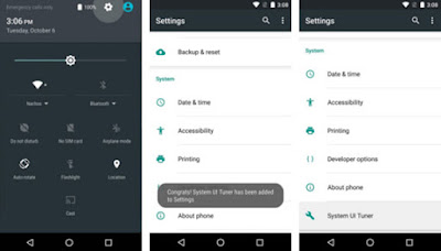 Android Marshmallow System UI Tuner qanot